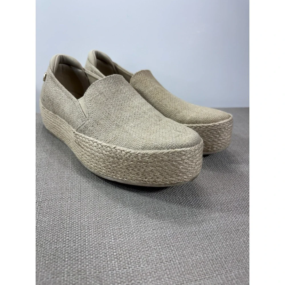 Skechers Martha Stewart Marley Natural Espadrille Slip On Comfort Shoes Size 6